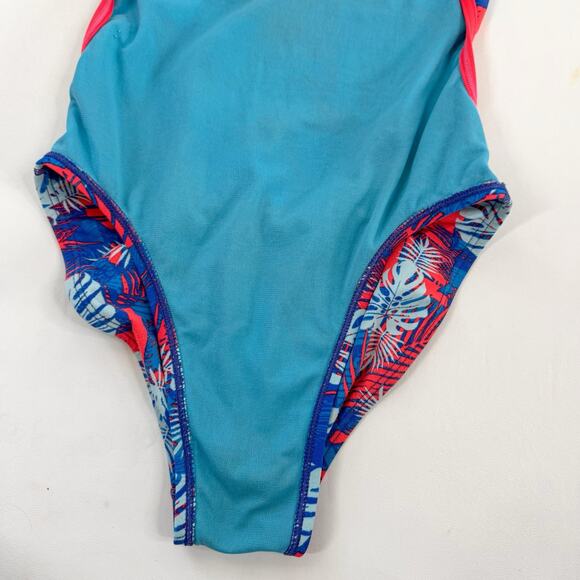 TYR Womens Tortuga Trinity Fit One Piece Swimsuit Size 30 Teal Competition - Picture 8 of 8